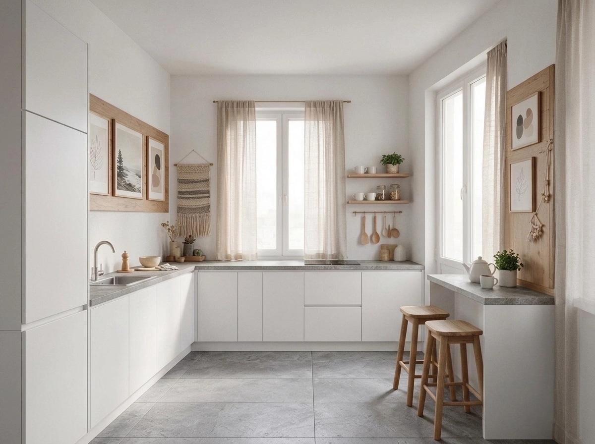 Scandinavian Kitchen design — interior photo by GenRoom AI