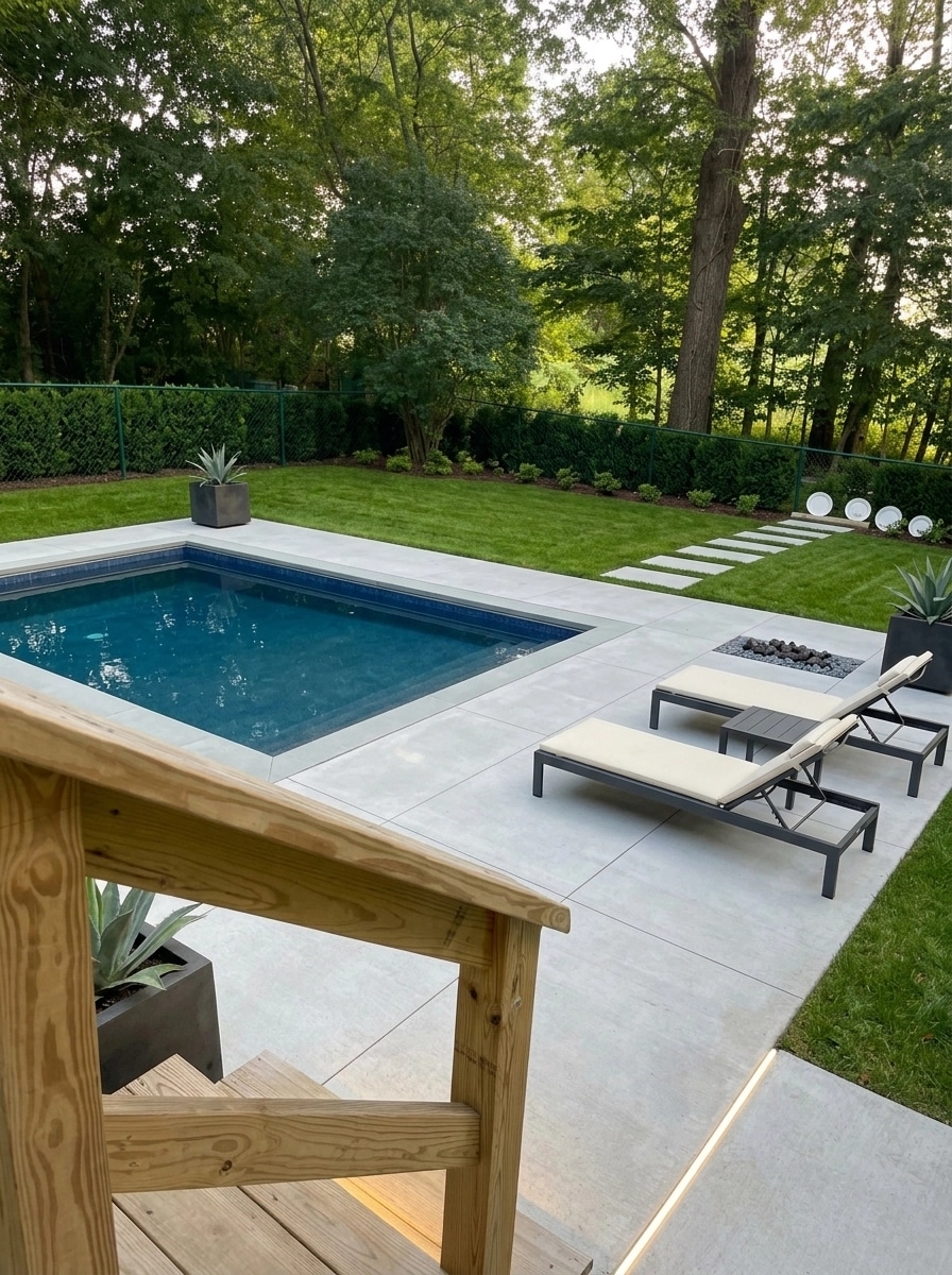 Landscape design in Minimalist Yard style — Yard by GenRoom AI
