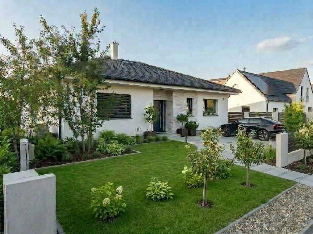Landscape design in Scandinavian Garden style — Yard by GenRoom AI