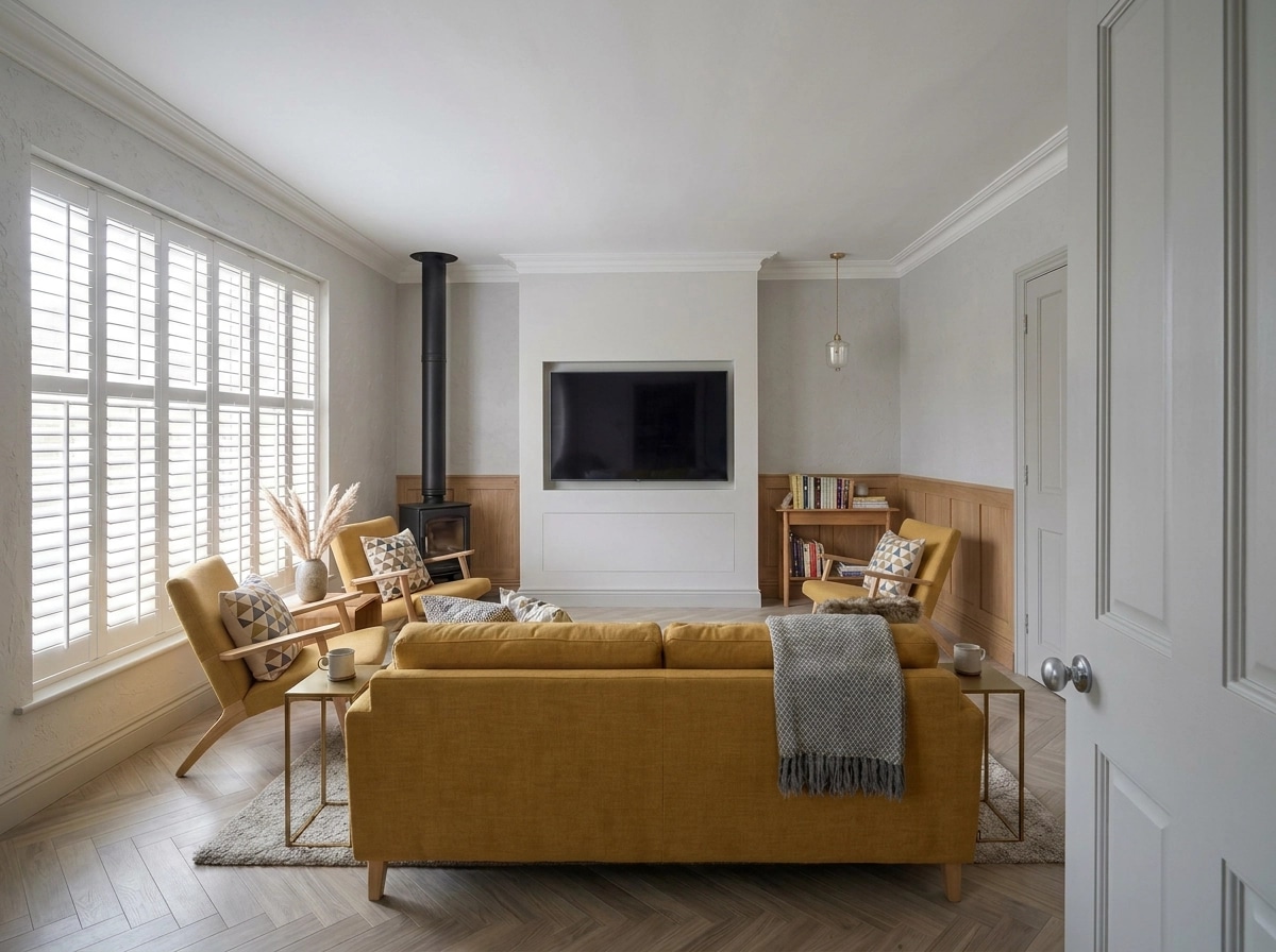 Scandinavian Living Room design — interior photo by GenRoom AI