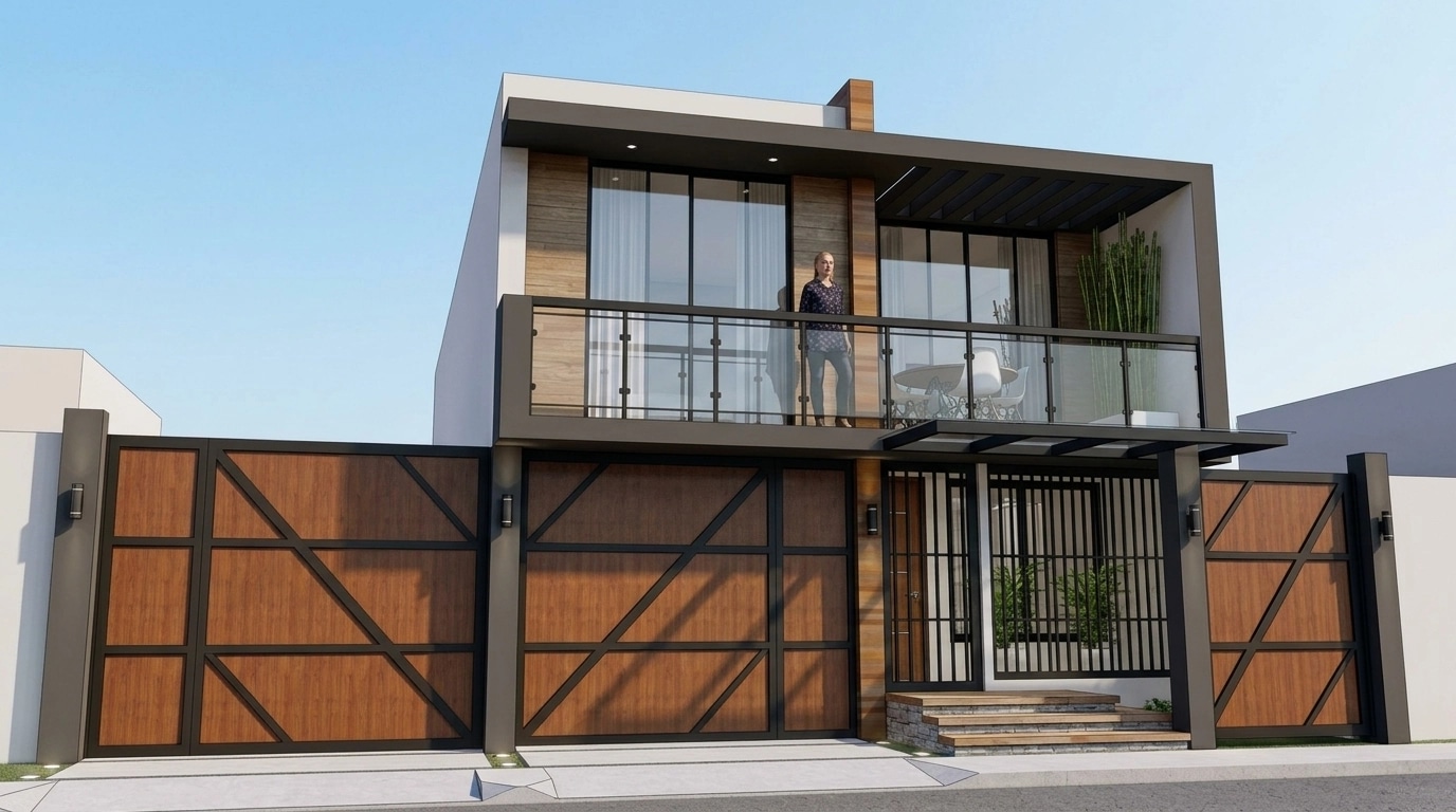 Facade design in Contemporary Facade style — Facade by GenRoom AI
