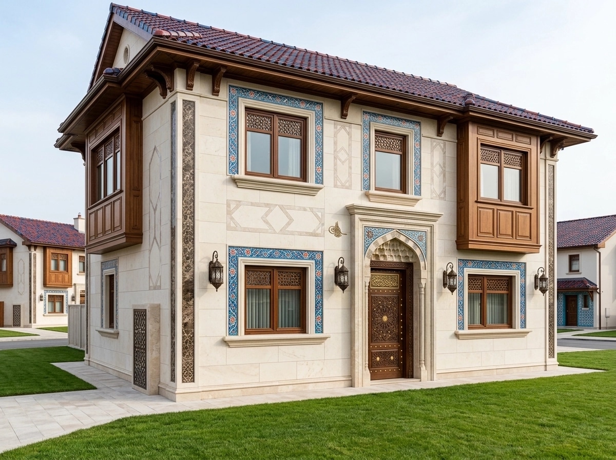 Facade design in Ottoman Facade style — photo by GenRoom AI