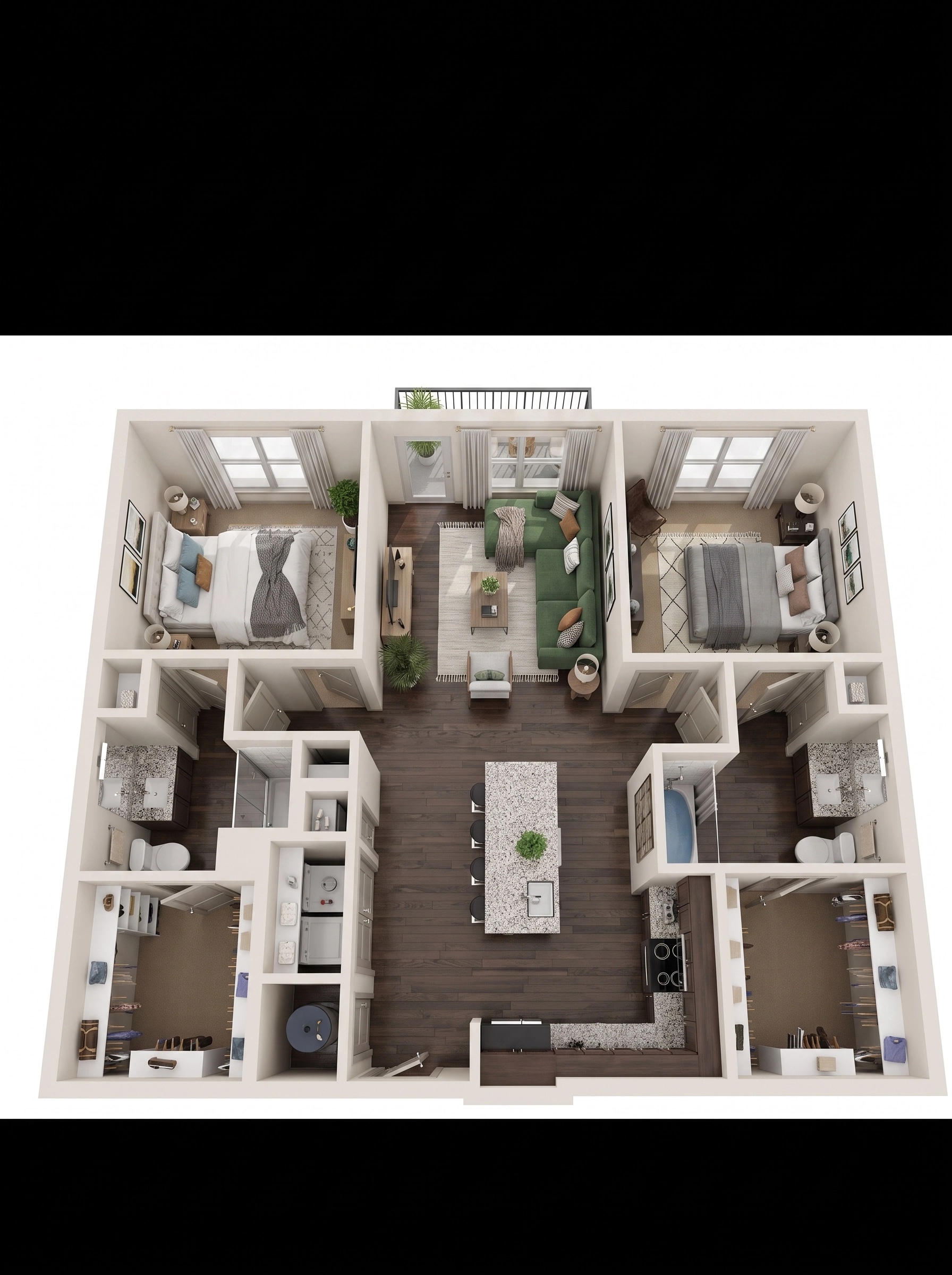 Interior design in Contemporary style — Living Room by GenRoom AI