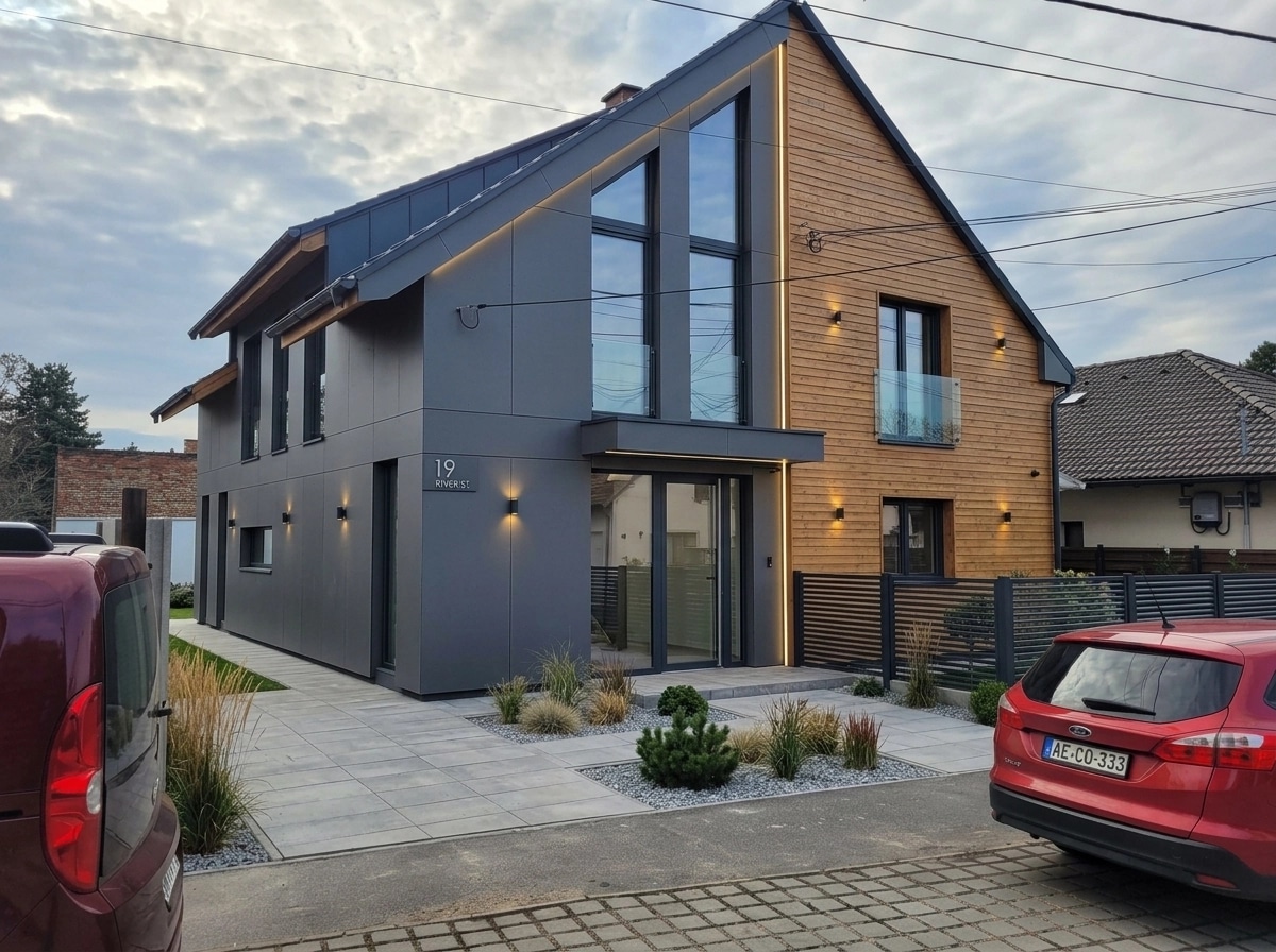 Contemporary Facade Facade design — facade photo by GenRoom AI