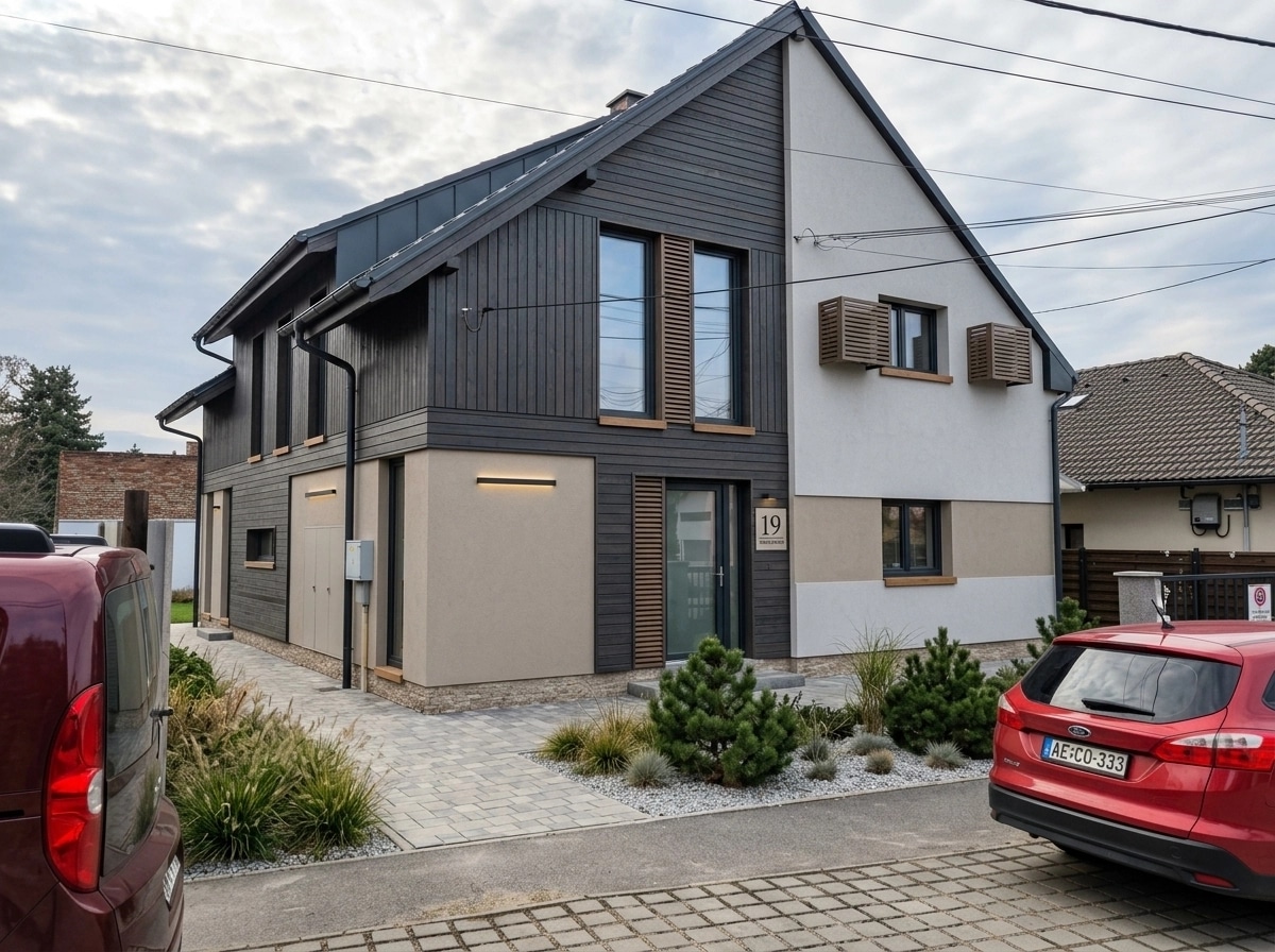 Scandinavian Facade Facade design — facade photo by GenRoom AI