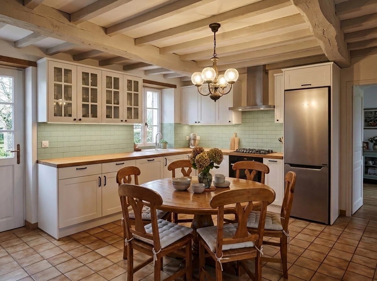 Modern Farmhouse Kitchen design — interior photo by GenRoom AI