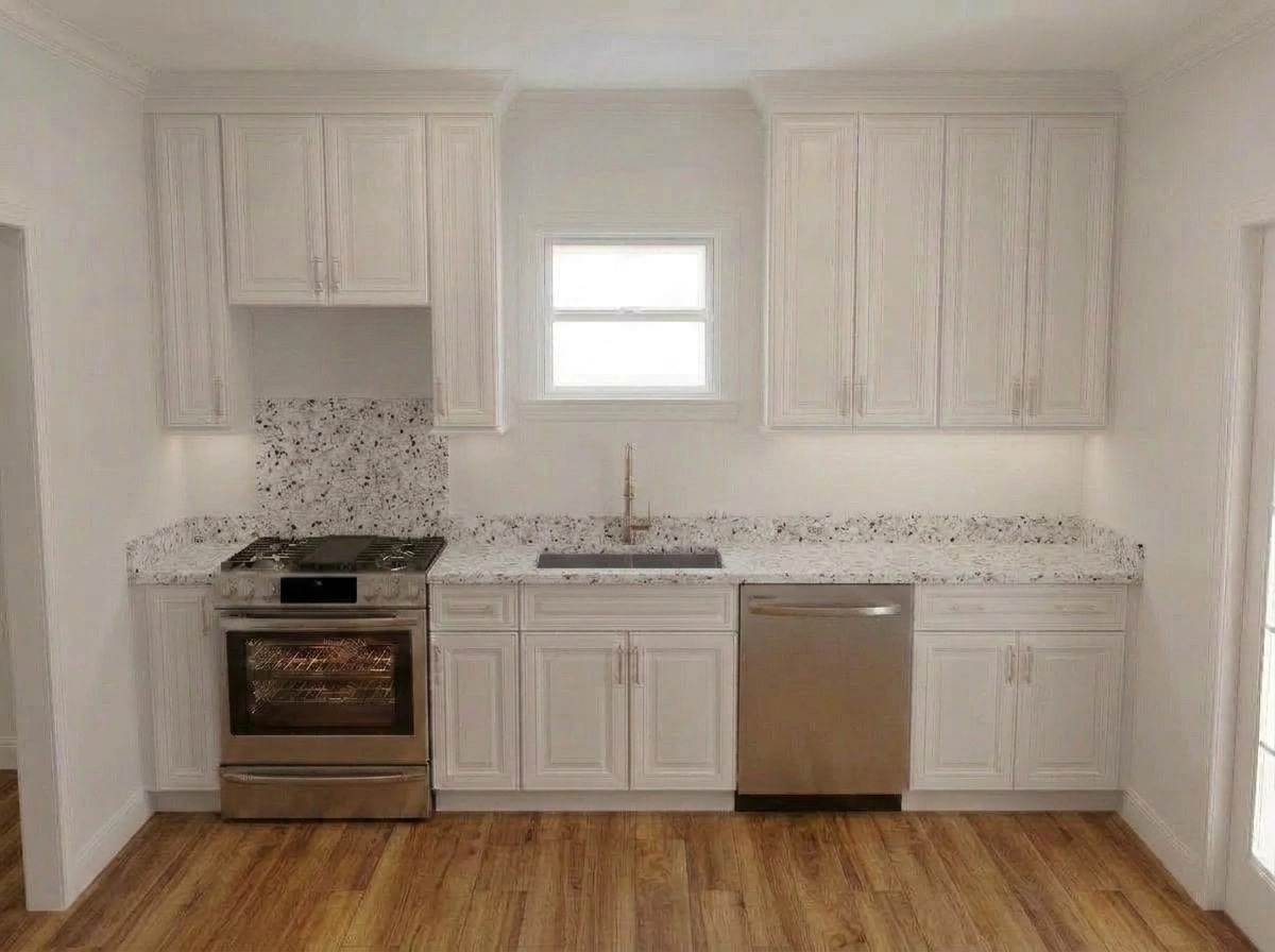 Kitchen interior in Transitional style — photo by GenRoom AI