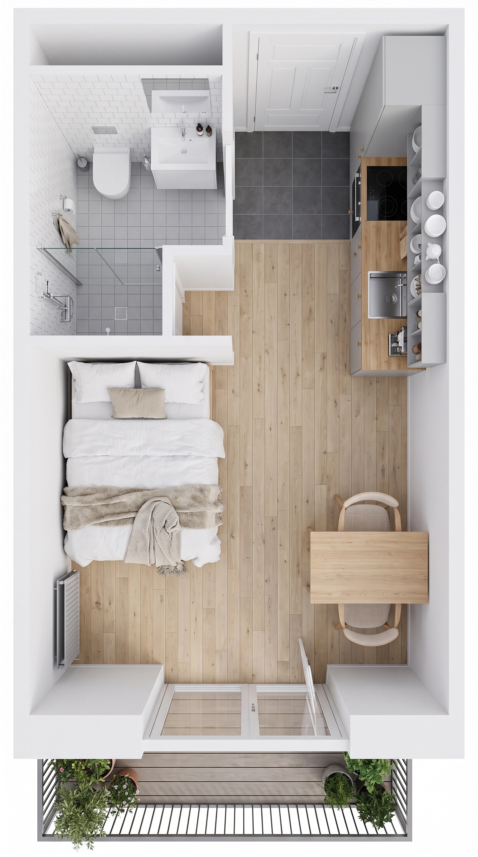 Scandinavian Living Room design — interior photo by GenRoom AI