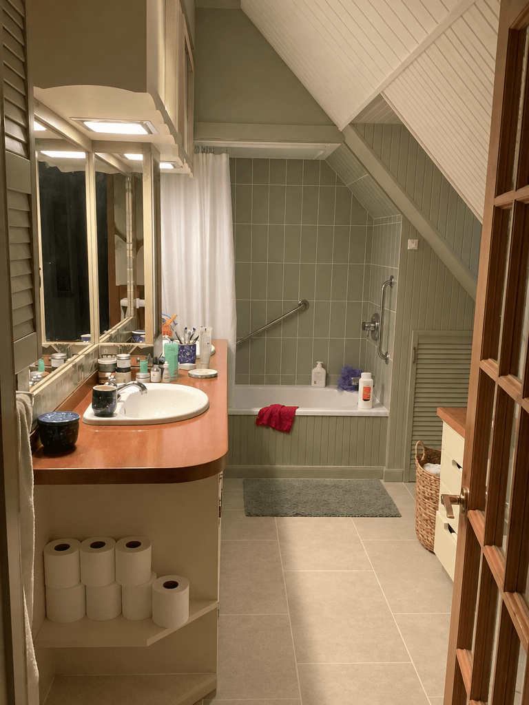 Bathroom interior in no_style style — photo by GenRoom AI