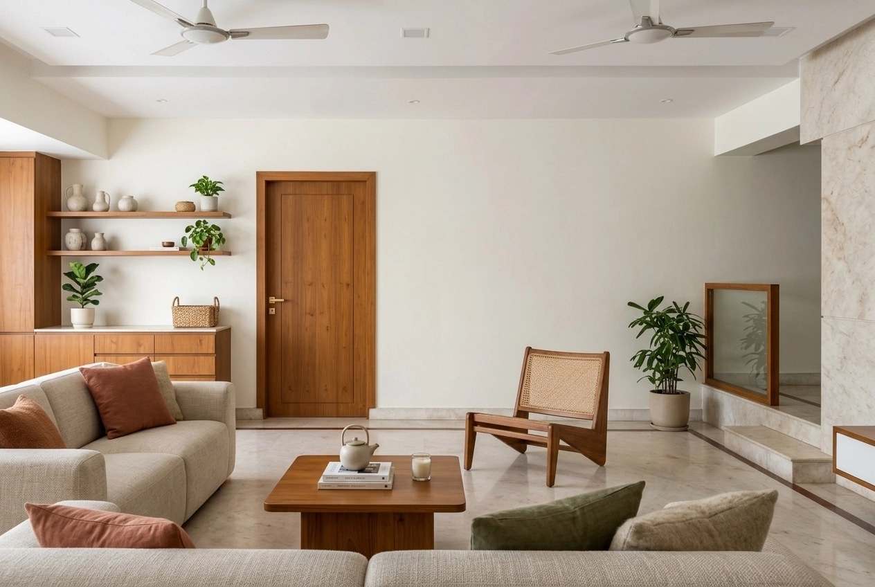 Scandinavian Living Room design — interior photo by GenRoom AI