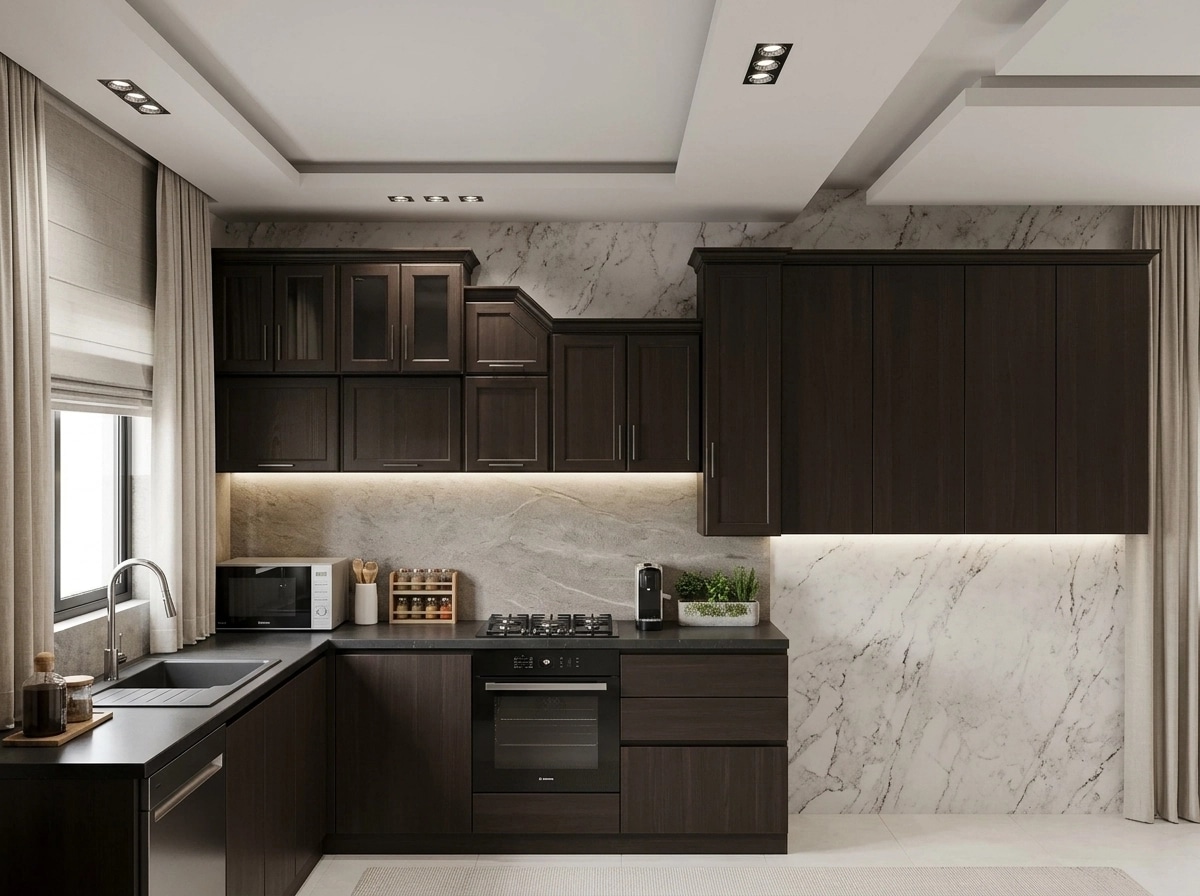 Minimalism Kitchen design — interior photo by GenRoom AI
