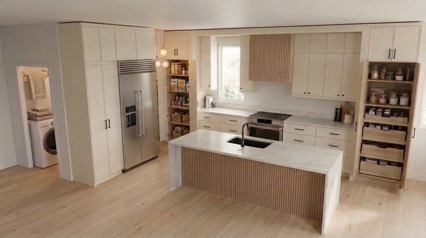 Interior design in Scandinavian style — Kitchen by GenRoom AI