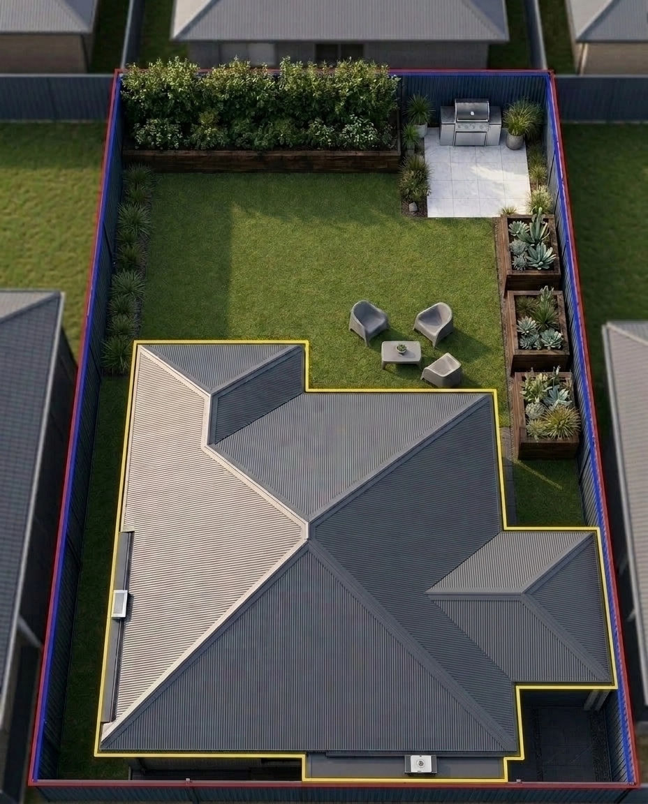Landscape design in Minimalist Yard style — Yard by GenRoom AI