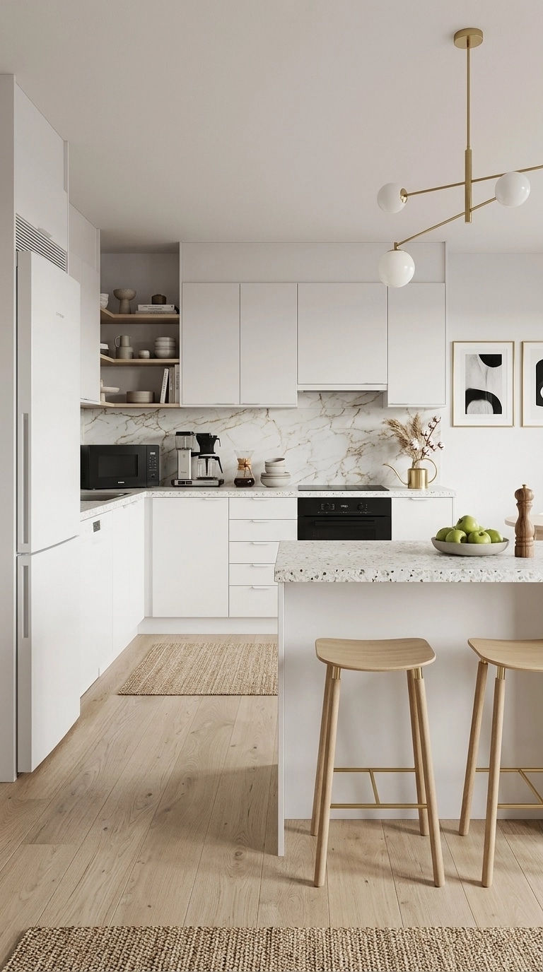 Interior design in Scandinavian style — Kitchen by GenRoom AI