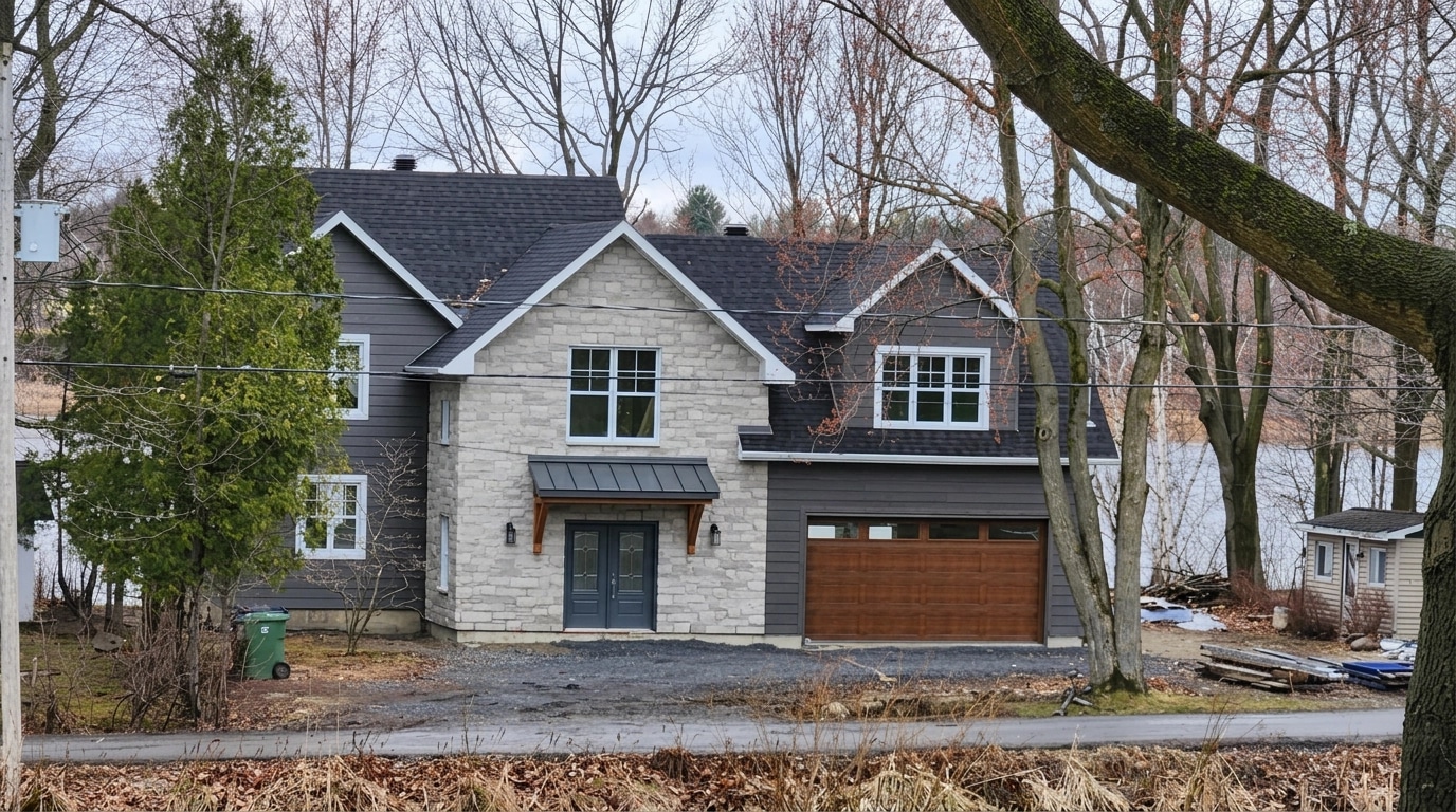 Facade design in Barnhouse Facade style — Facade by GenRoom AI