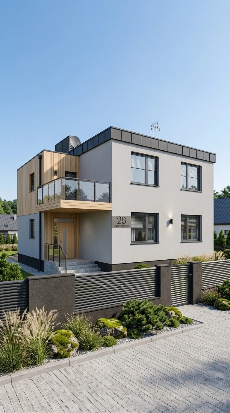 Scandinavian Facade Facade design — facade photo by GenRoom AI
