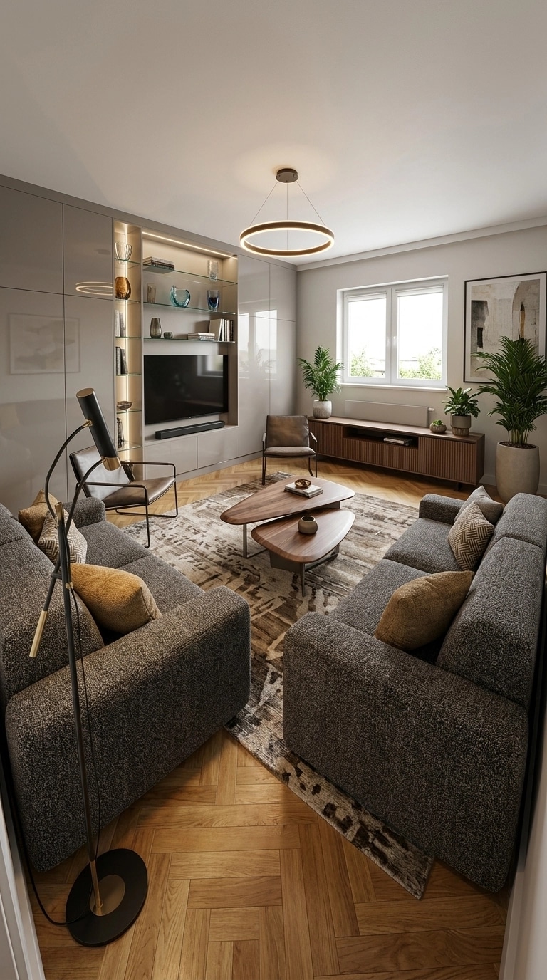 Interior design in Contemporary style — Living Room by GenRoom AI