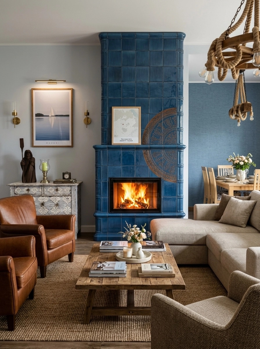 Interior design in Modern Farmhouse style — Living Room by GenRoom AI