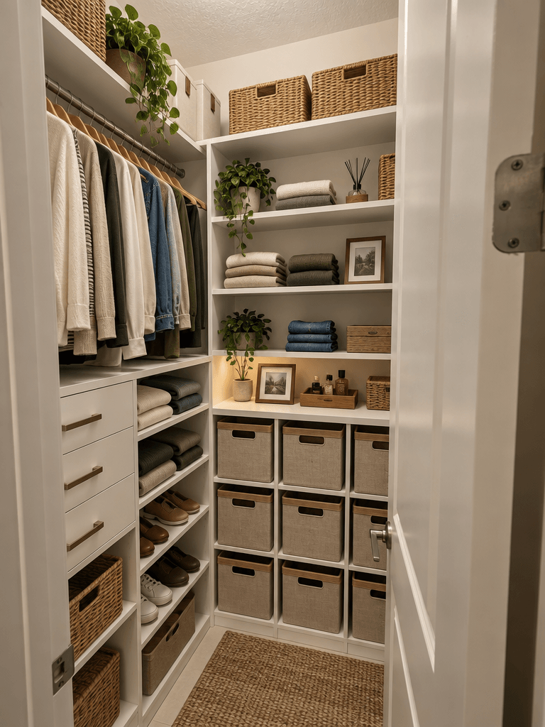 Interior design in Contemporary style — wardrobe by GenRoom AI