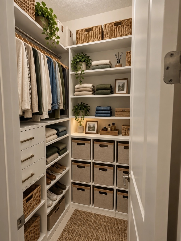 Interior design in Contemporary style — wardrobe by GenRoom AI