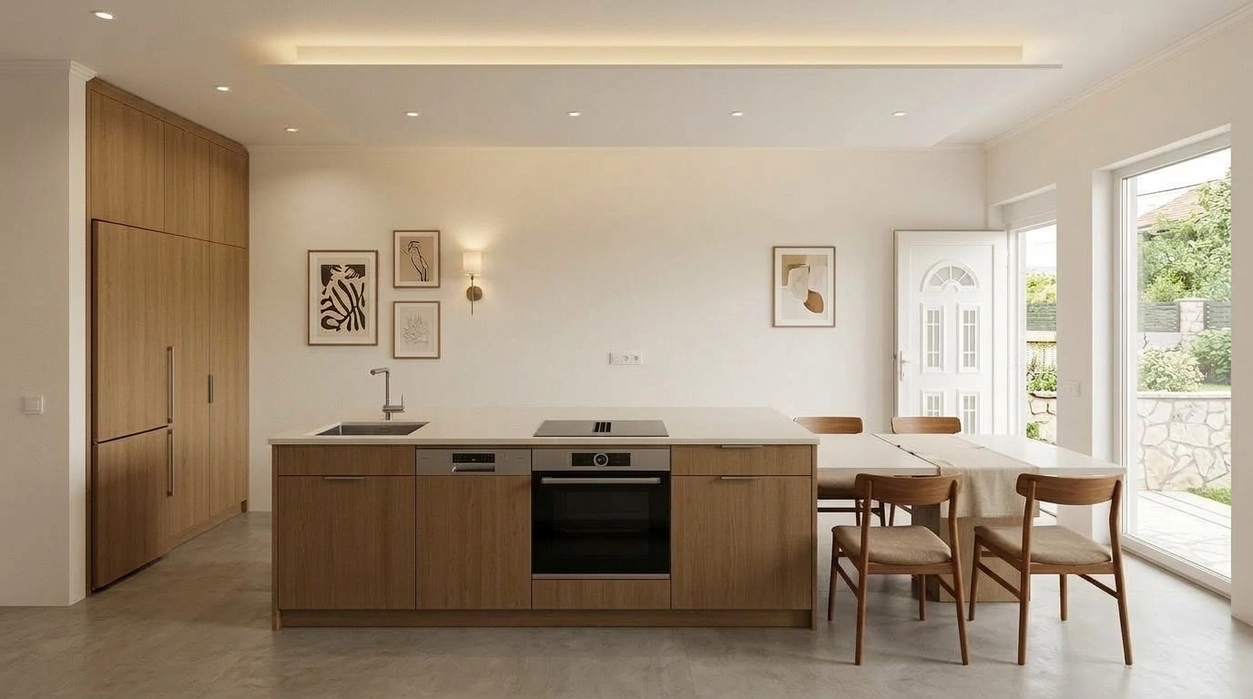 Kitchen interior in no_style style — photo by GenRoom AI