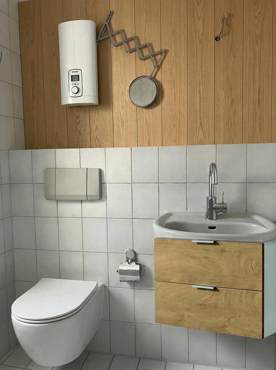 Bathroom interior in no_style style — photo by GenRoom AI