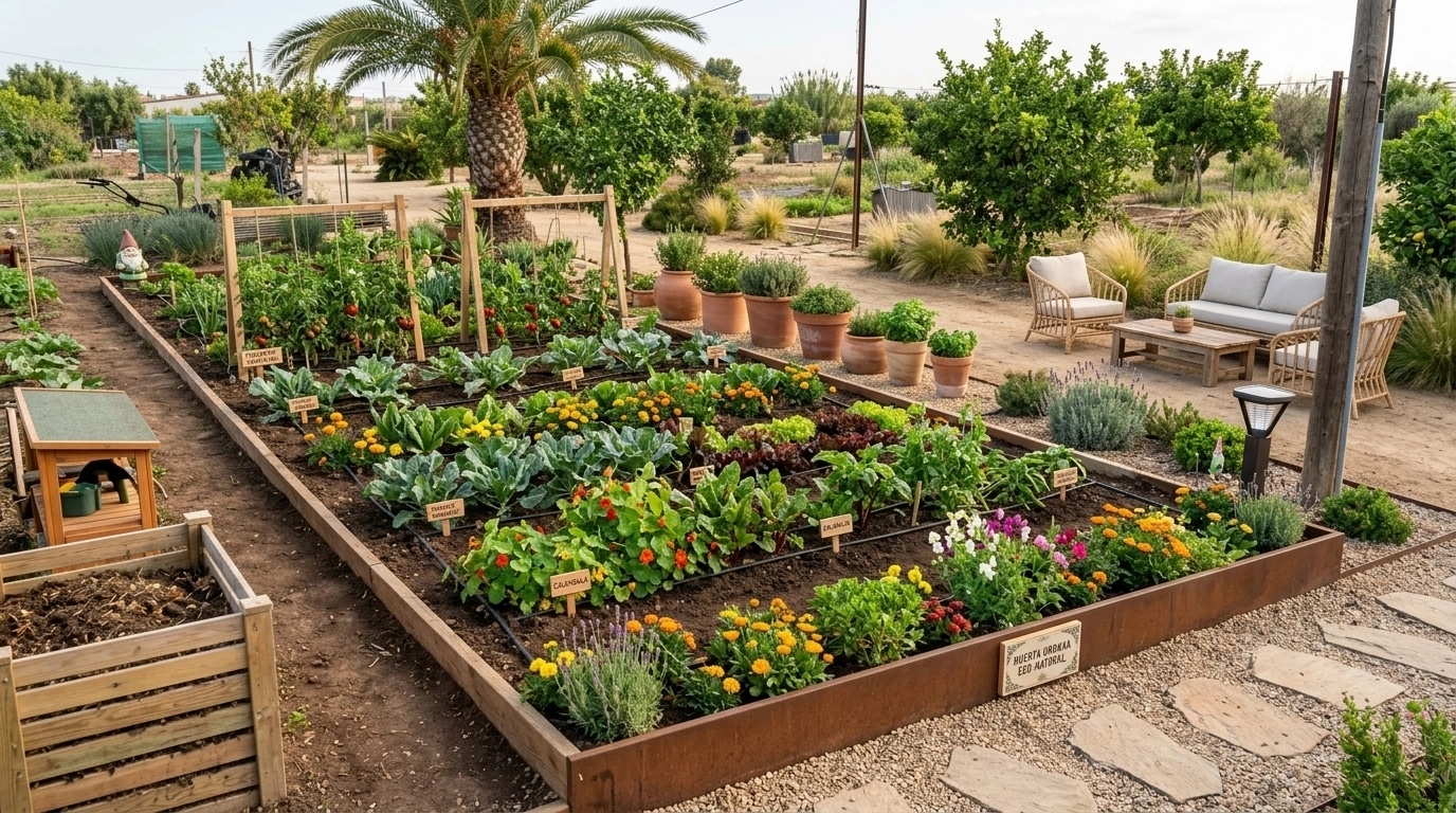 Landscape design in Eco Natural Garden style — Yard by GenRoom AI