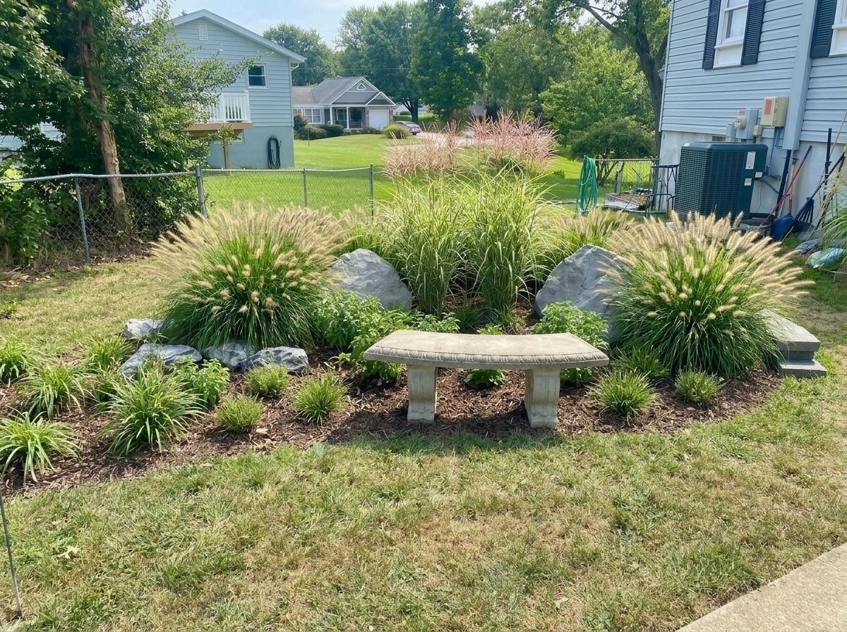 Yard design in no_style style — photo by GenRoom AI