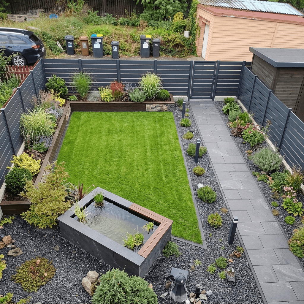 Contemporary Yard Yard design — yard photo by GenRoom AI