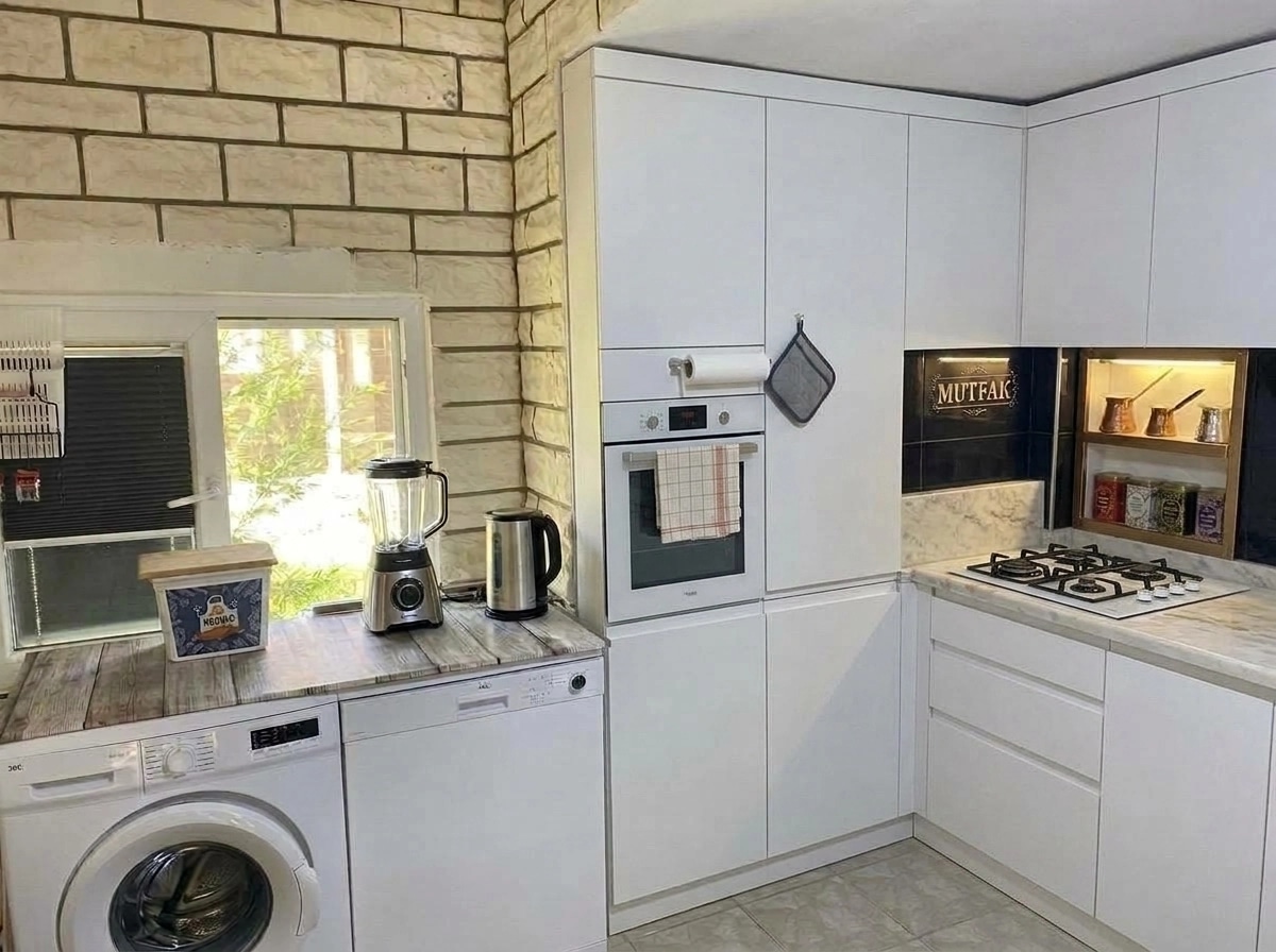 Kitchen interior in no_style style — photo by GenRoom AI