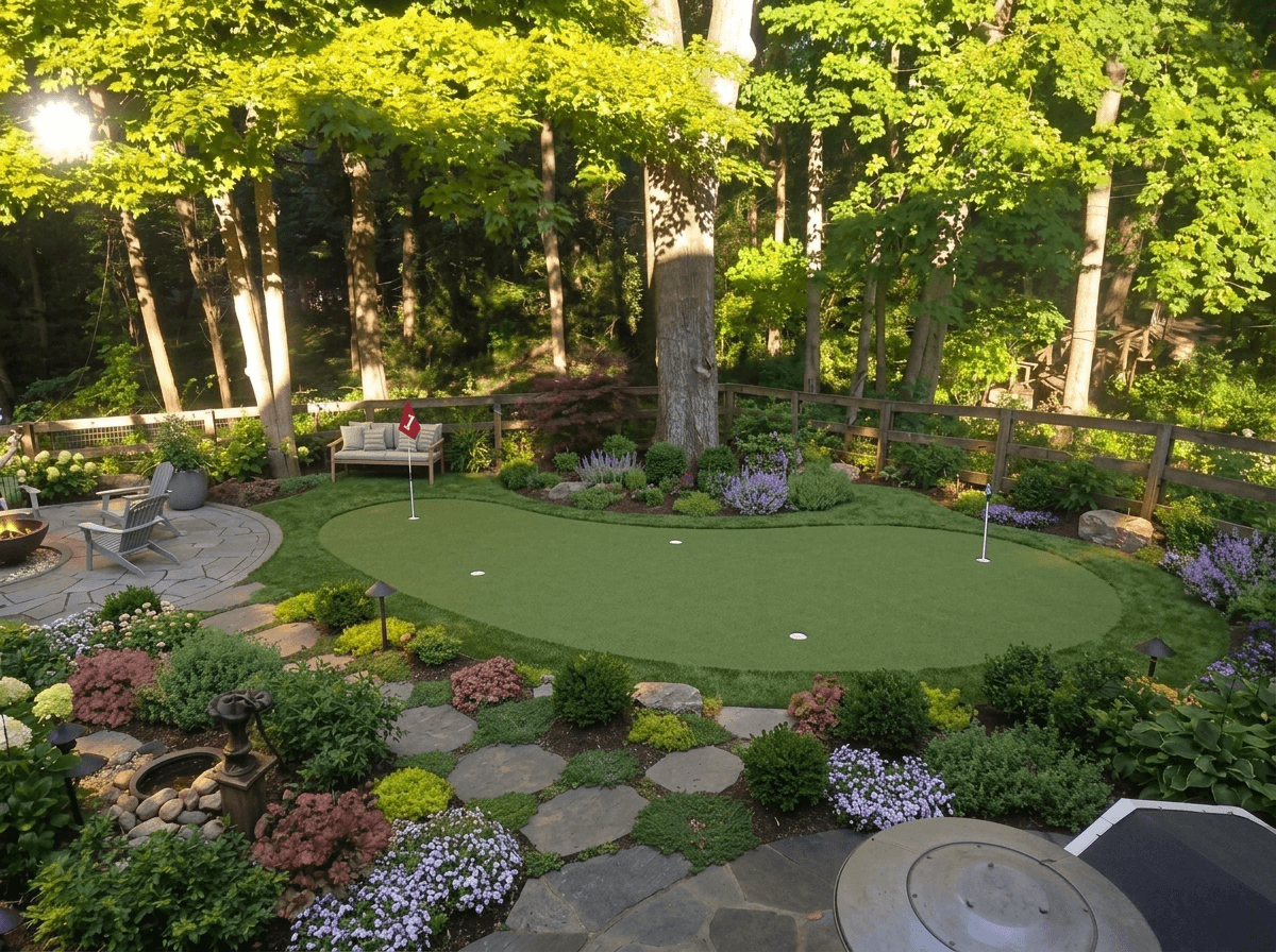 Yard design in no_style style — photo by GenRoom AI