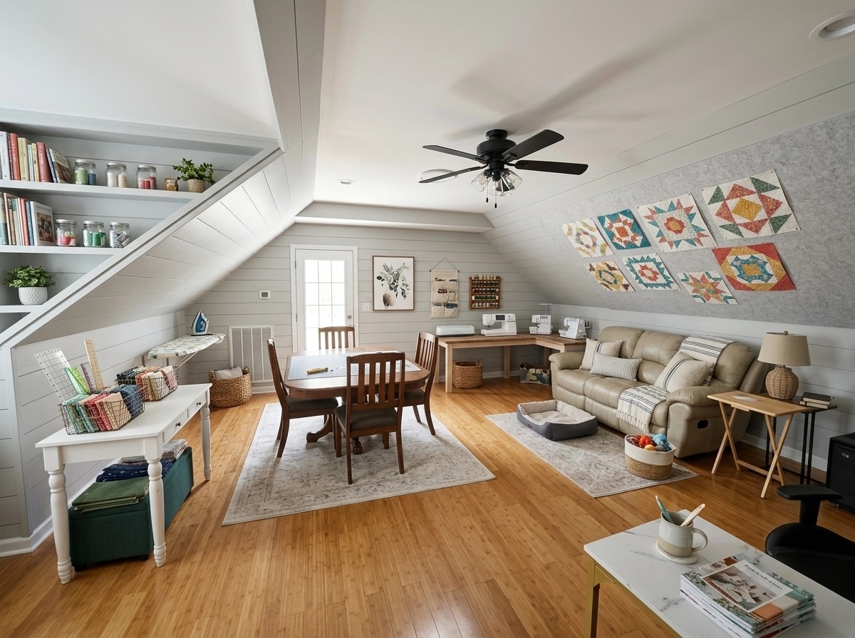 Modern Farmhouse Living Room design — interior photo by GenRoom AI