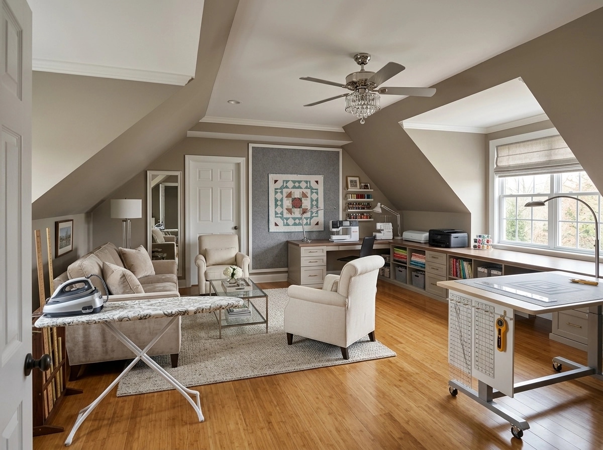 Interior design in Transitional style — Living Room by GenRoom AI