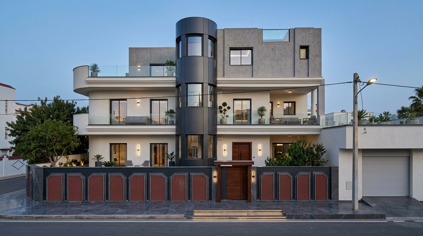 Contemporary Facade Facade design — facade photo by GenRoom AI