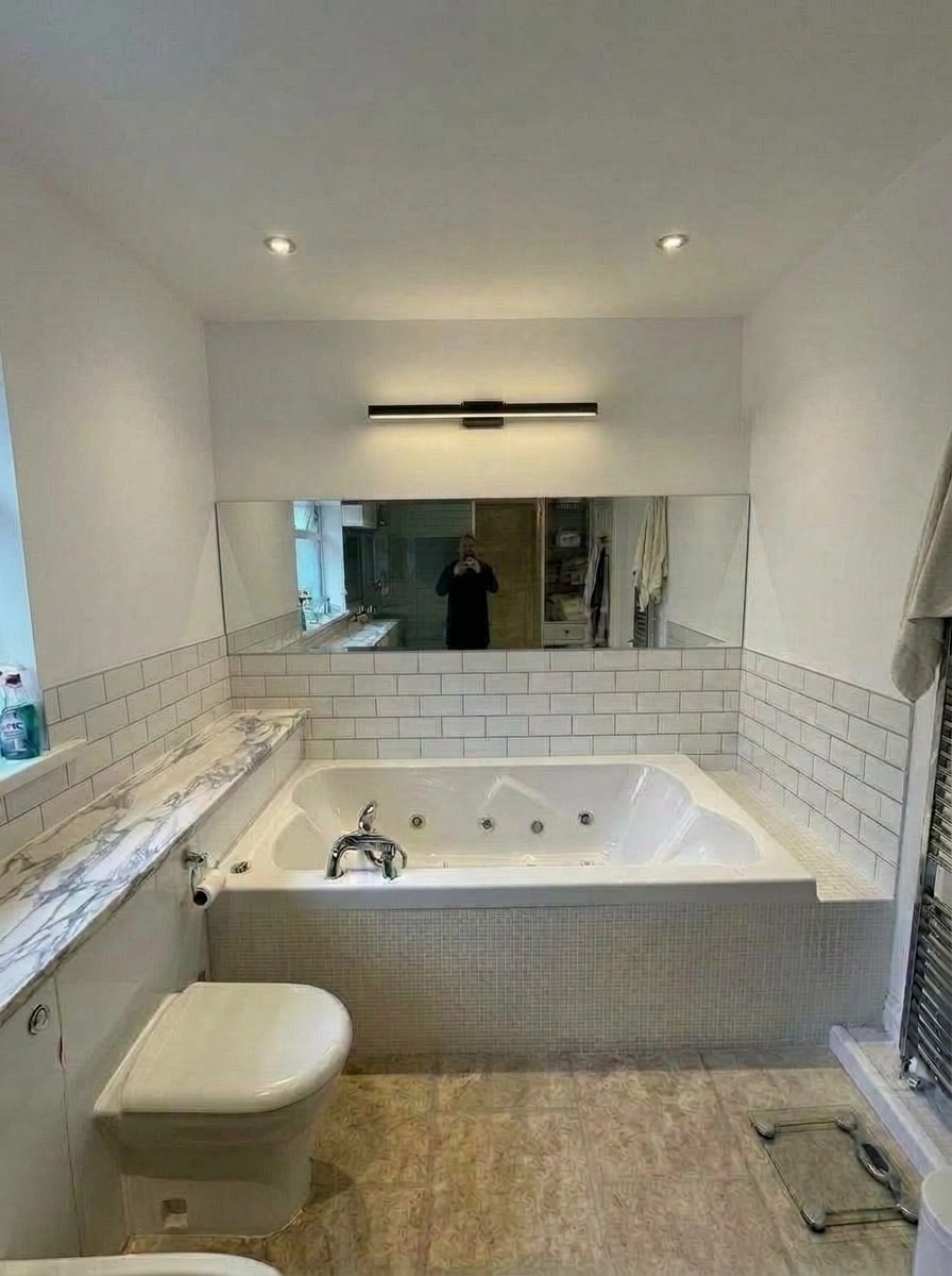Bathroom interior in no_style style — photo by GenRoom AI