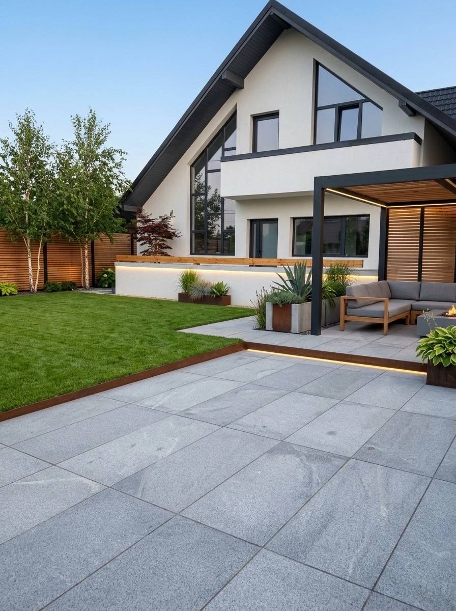 Landscape design in Contemporary Yard style — Yard by GenRoom AI