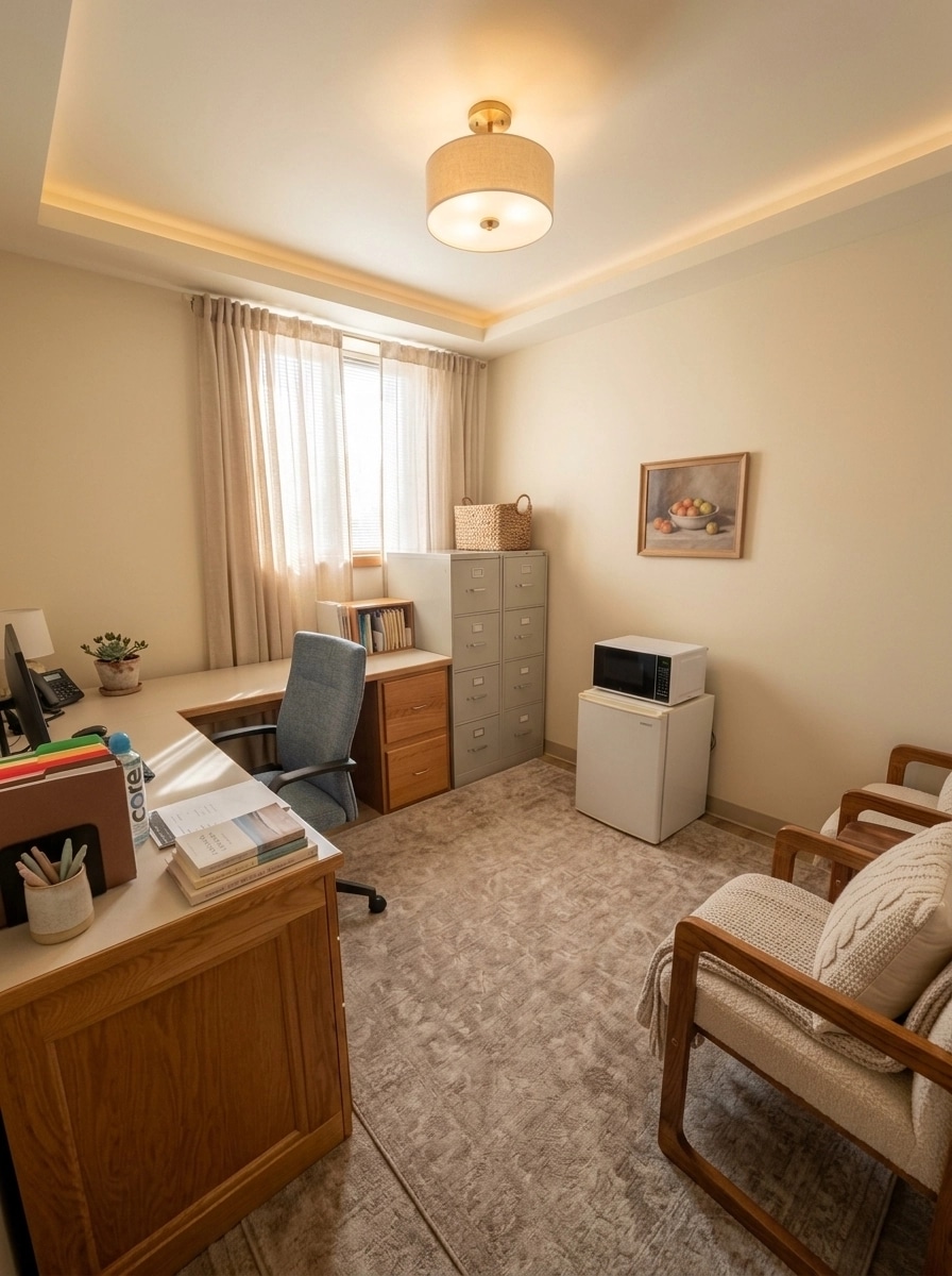Office interior in no_style style — photo by GenRoom AI