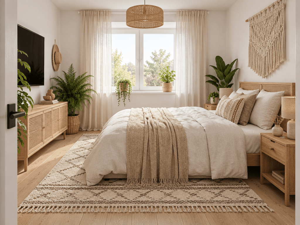 Interior design in Bohemian style — Bedroom by GenRoom AI
