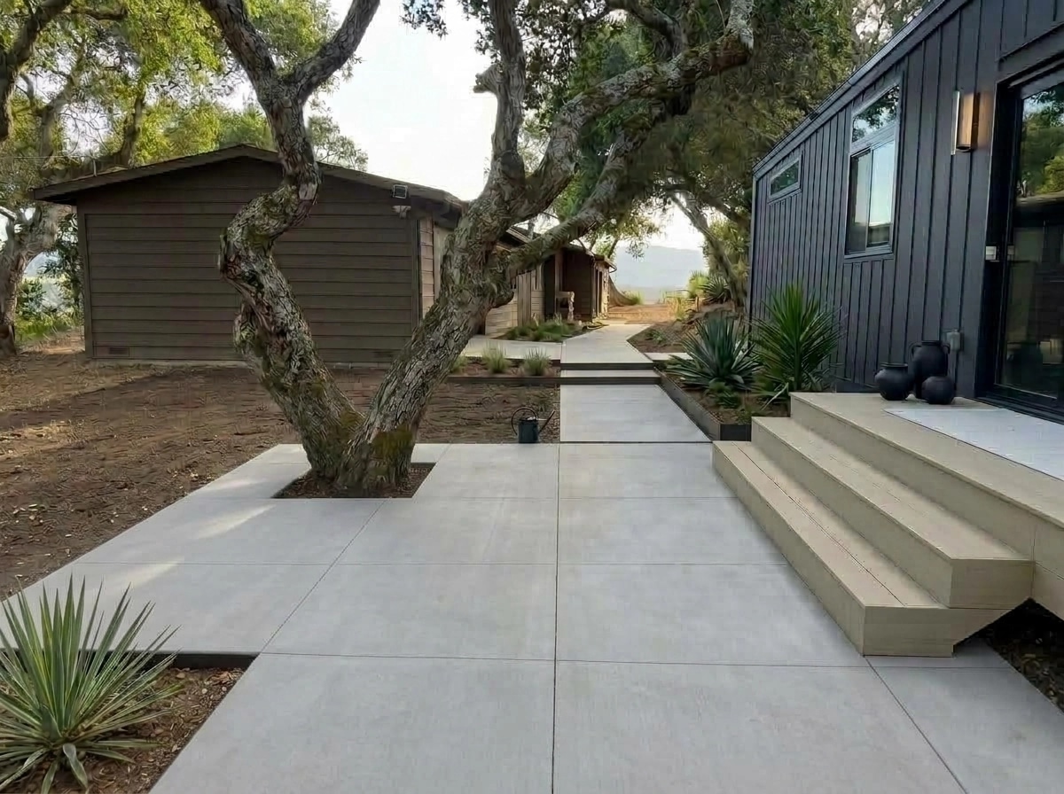Landscape design in Minimalist Yard style — Yard by GenRoom AI