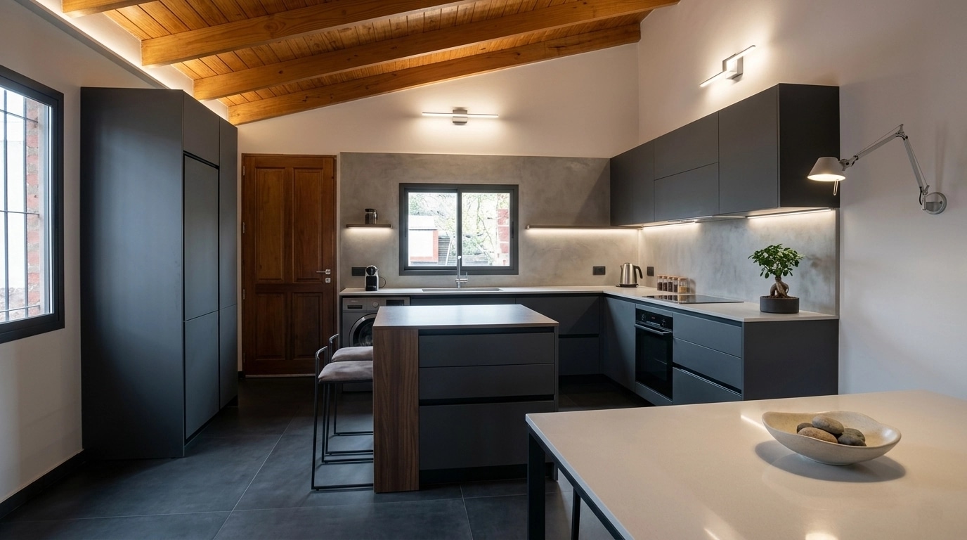 Minimalism Dapur design — interior photo by GenRoom AI