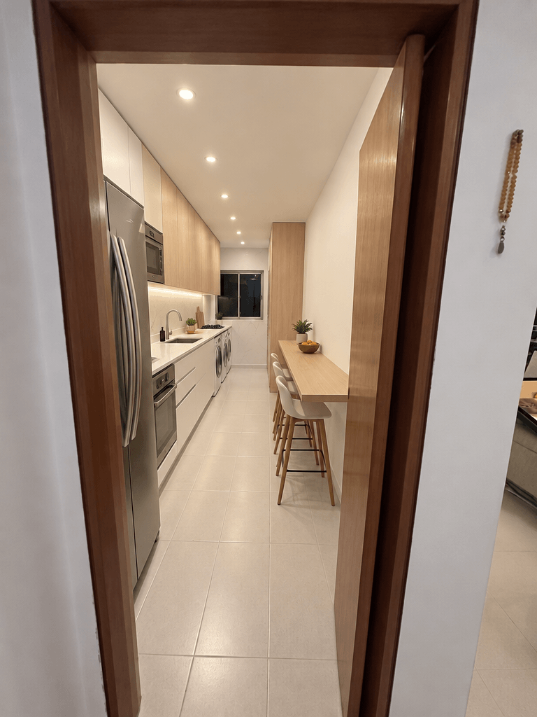 Minimalism Kitchen design — interior photo by GenRoom AI