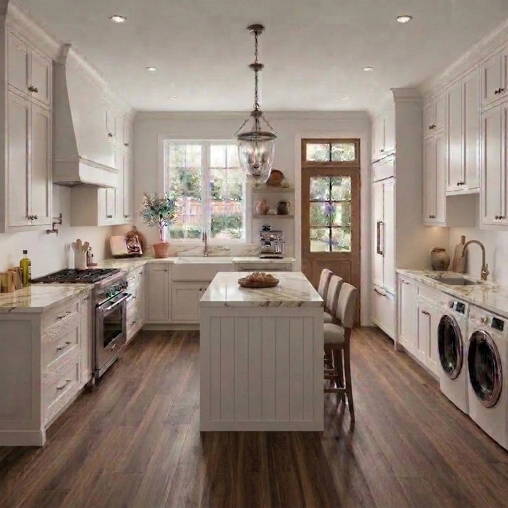 Interior design in Transitional style — Kitchen by GenRoom AI