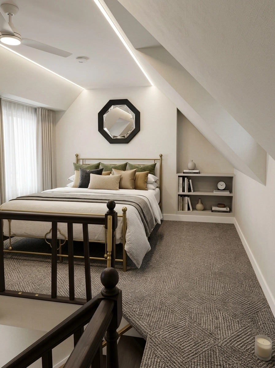Interior design in Contemporary style — Bedroom by GenRoom AI