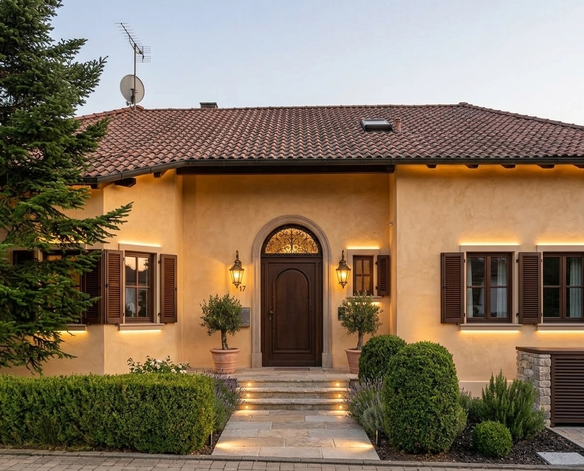 Facade design in Mediterranean Facade style — Facade by GenRoom AI