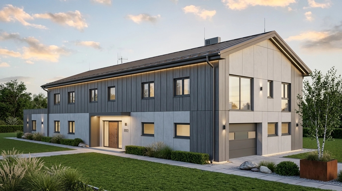 Contemporary Facade Facade design — facade photo by GenRoom AI