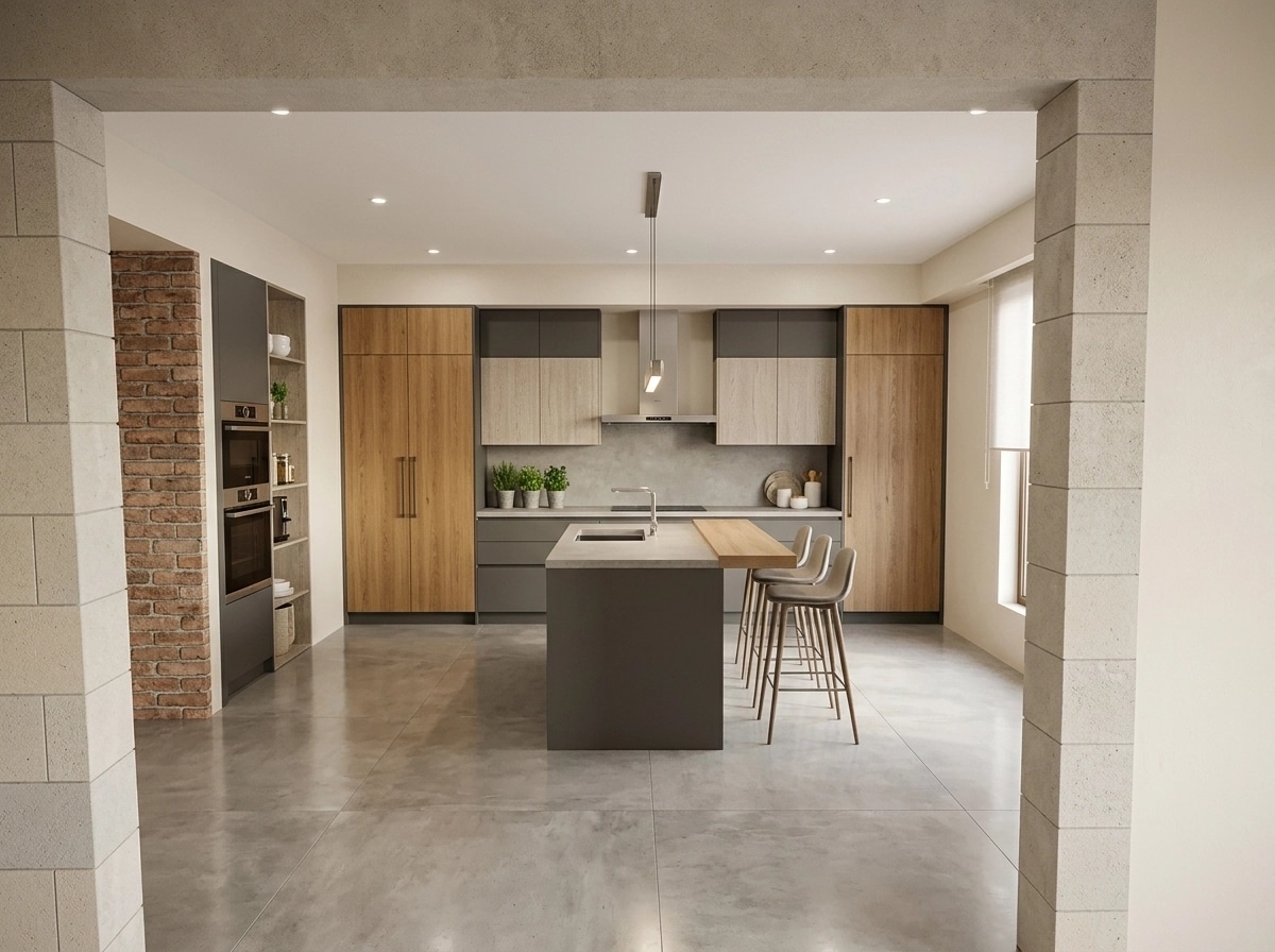 Kitchen interior in no_style style — photo by GenRoom AI