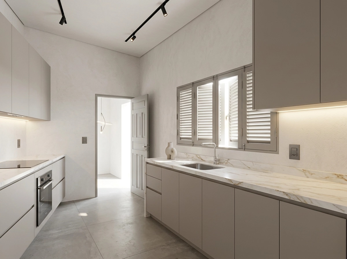 Minimalism Dapur design — interior photo by GenRoom AI