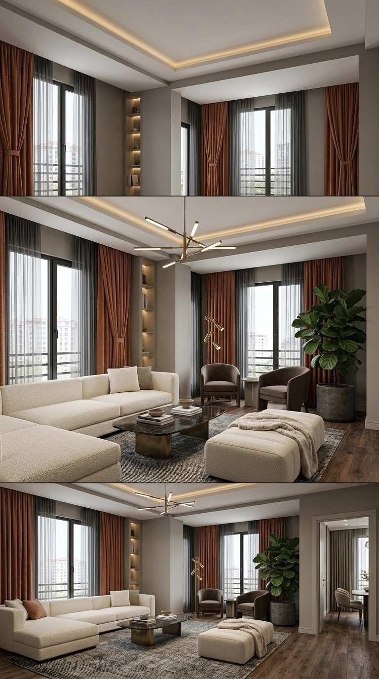Interior design in Contemporary style — Living Room by GenRoom AI