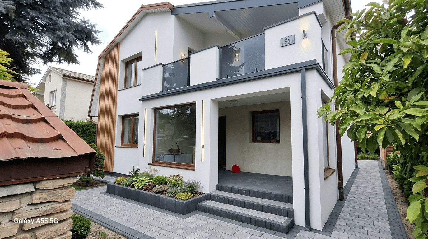 Facade design in no_style style — photo by GenRoom AI