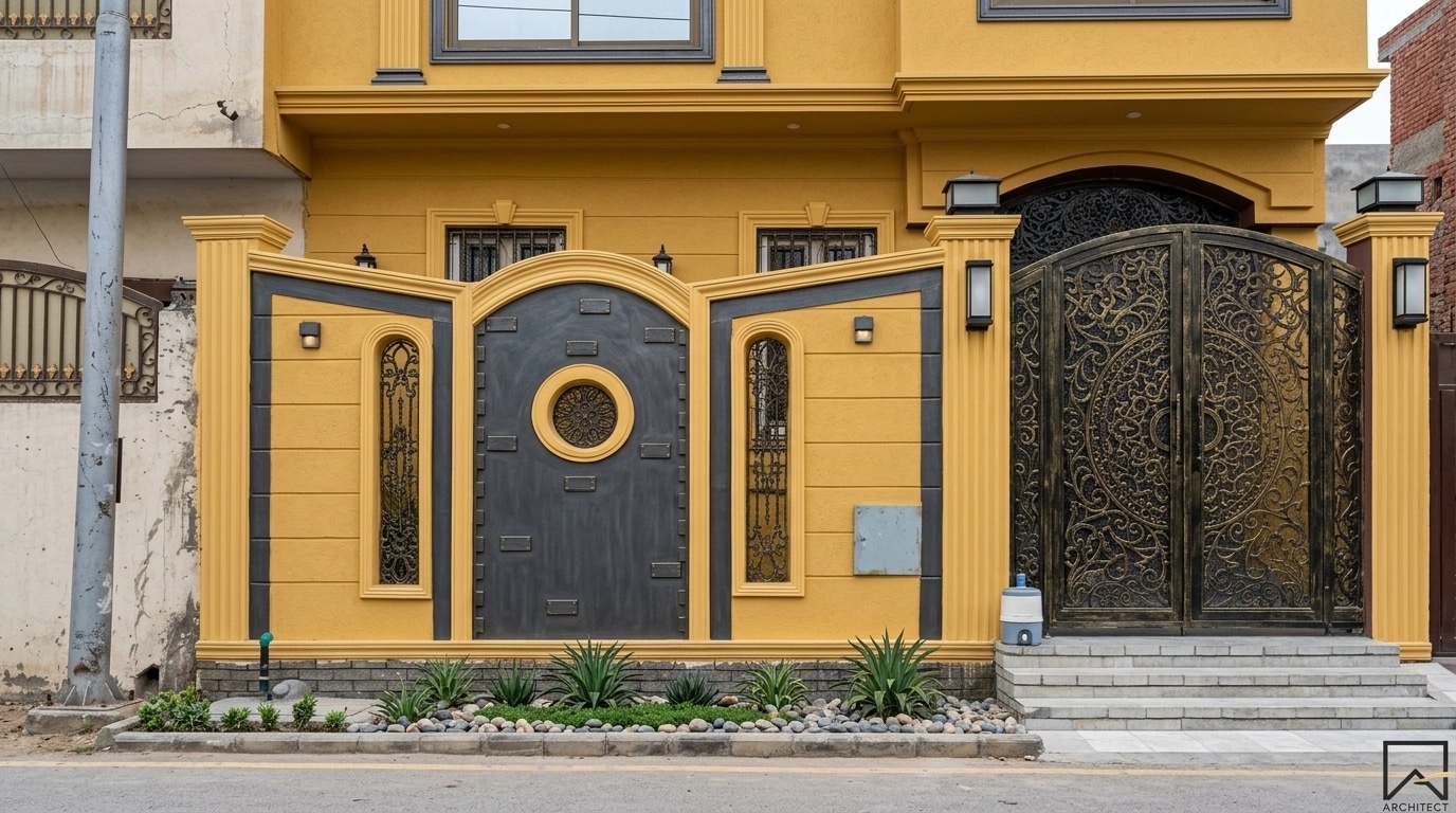 Contemporary Facade Fasad design — facade photo by GenRoom AI